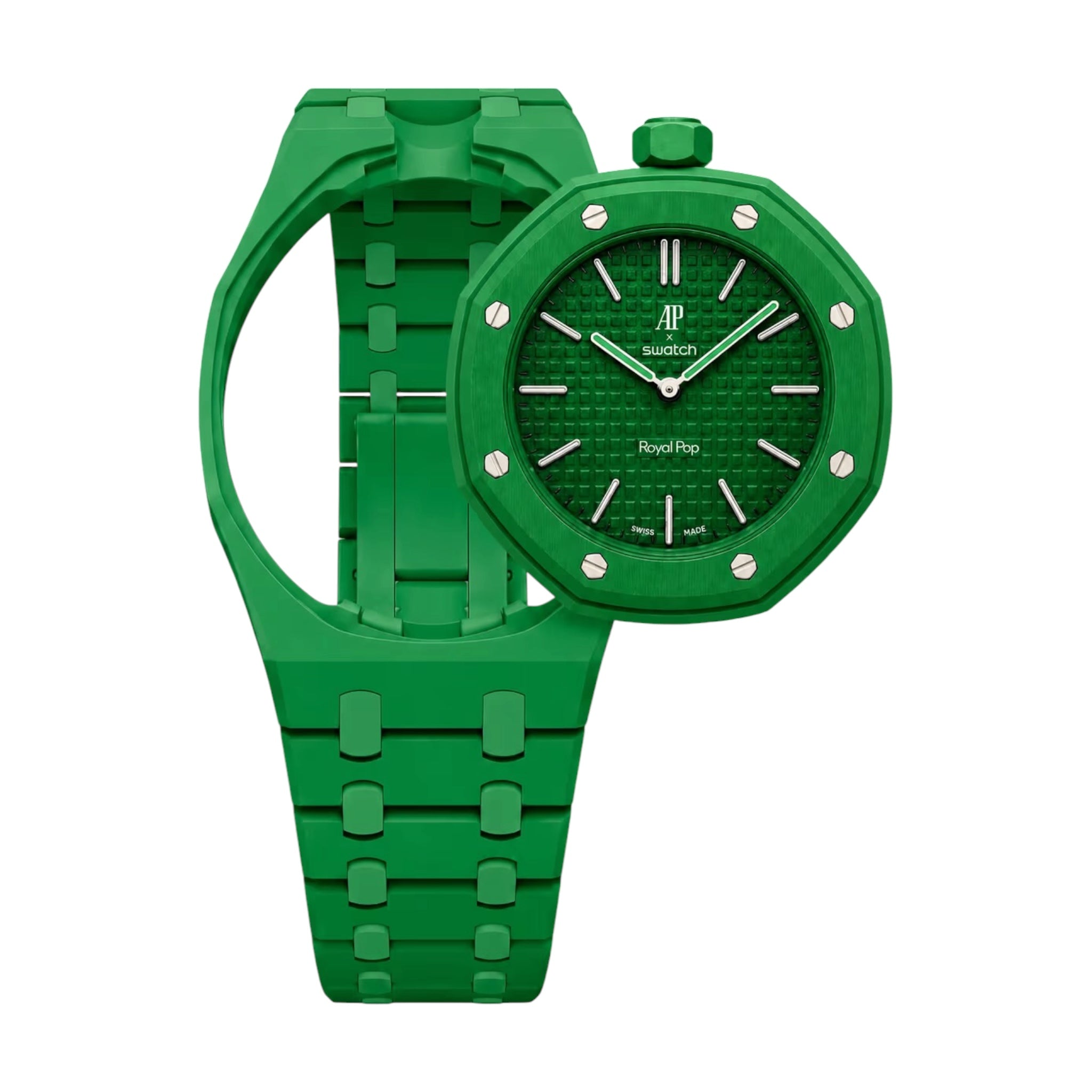 Bracelet en ceramique - Green Eight